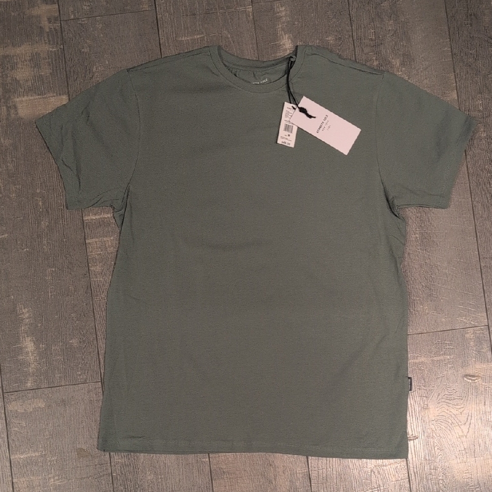 Kenneth Cole Men's Olive Short Sleeve Tee